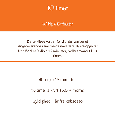 klippekort 10 timer, Katrine Brandborg, WordPress, hjemmeside, webdesign, www.katrinebrandborg.dk