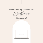 Hvorfor skal jeg opdatere min WP-hjemmeside, Katrine Brandborg, www.katrinebrandborg.dk