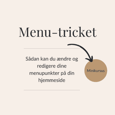 Katrine Brandborg, www.katrinebrandborg.dk, menu-tricket, WordPres, hjemmeside, menupunkter,