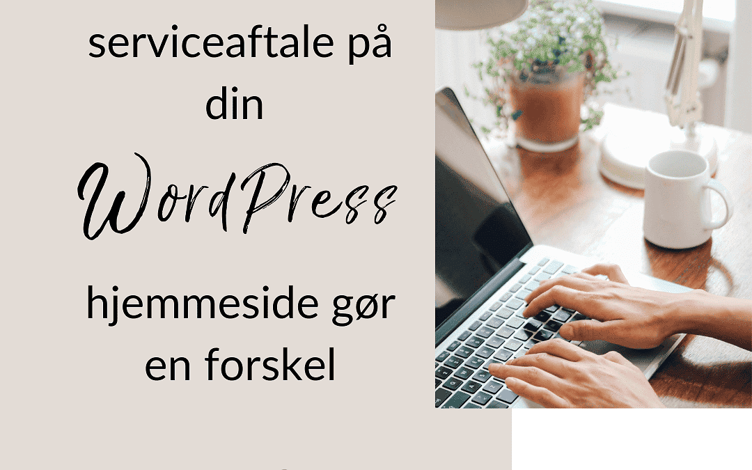 Serviceaftale på din hjemmeside