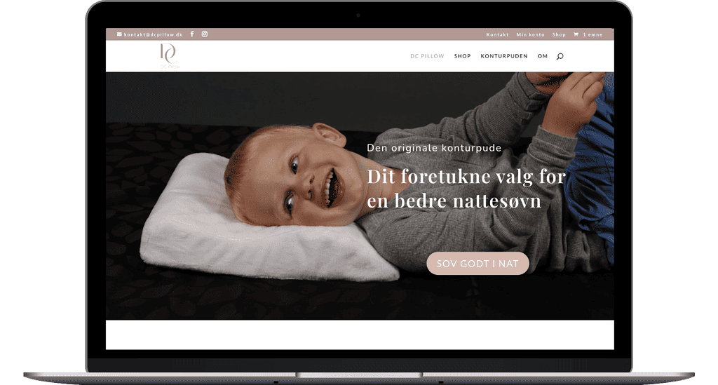 hjemmesider jeg har bygget, WordPress, portefølje,
