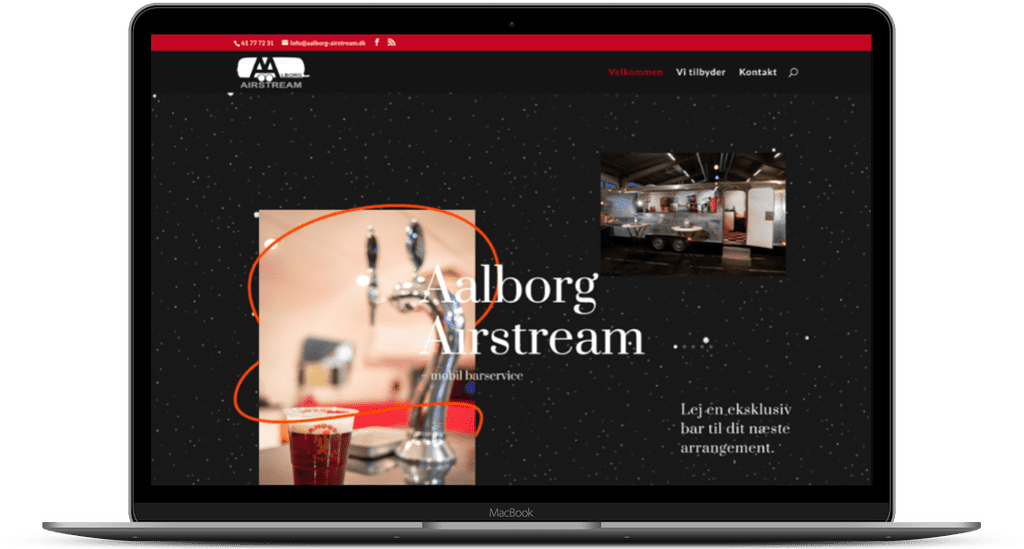 hjemmesider jeg har bygget, WordPress, portefølje,