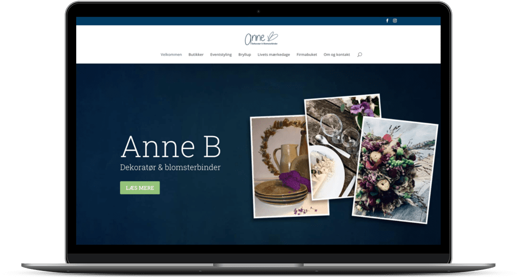 hjemmesider jeg har bygget, WordPress, portefølje,