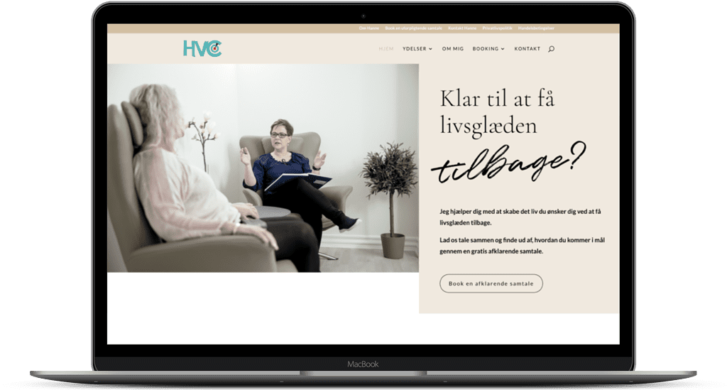 hjemmesider jeg har bygget, WordPress, portefølje,