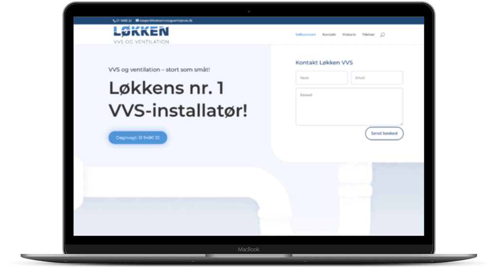 hjemmesider jeg har bygget, WordPress, portefølje,