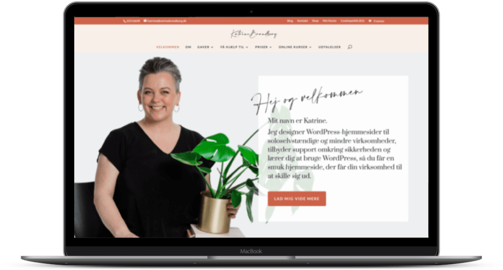hjemmesider jeg har bygget, WordPress, portefølje, Katrine Brandborg, www.katrinebrandborg.dk, hjemmeside, WordPress