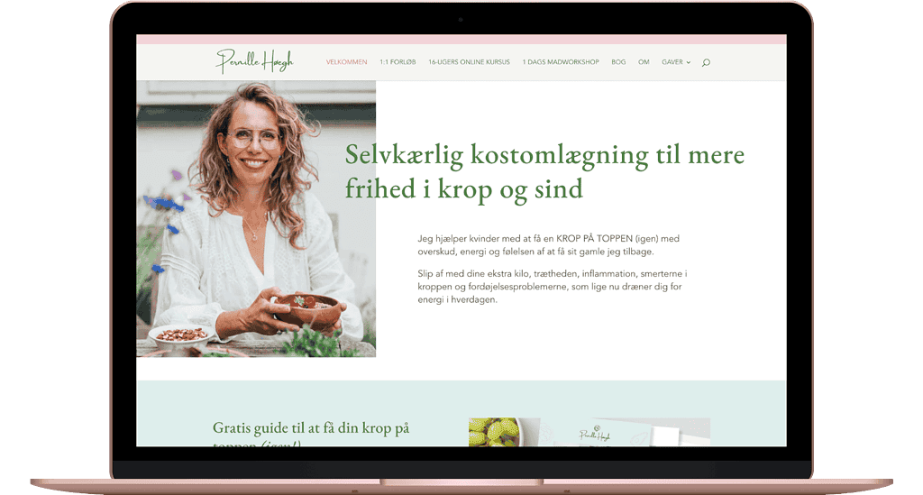 hjemmesider jeg har bygget, WordPress, portefølje, Pernille Høegh, glade kunder, www.katrinebrandborg.dk, Katrine Brandborg,
