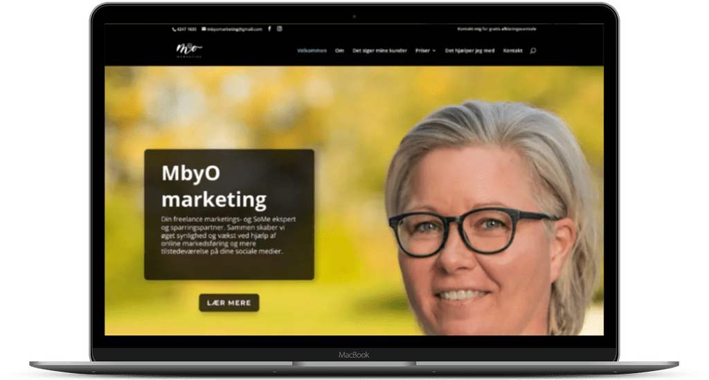 hjemmesider jeg har bygget, WordPress, portefølje,