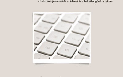 Sådan importerer du en back-up af din hjemmeside
